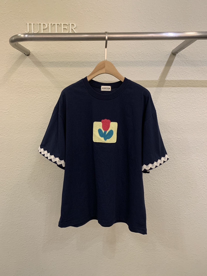 JUPITER韓國直郵實拍女裝新款熱賣26春夏職業休閑推薦T恤JUPITERT恤圖色2
