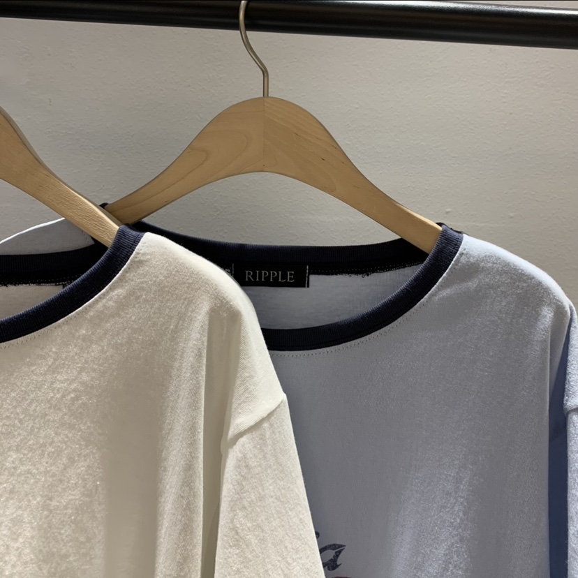 RIPPLE-P韓國直郵實拍女裝新款休閑人氣推薦時尚26春夏T恤RIPPLE-PT恤