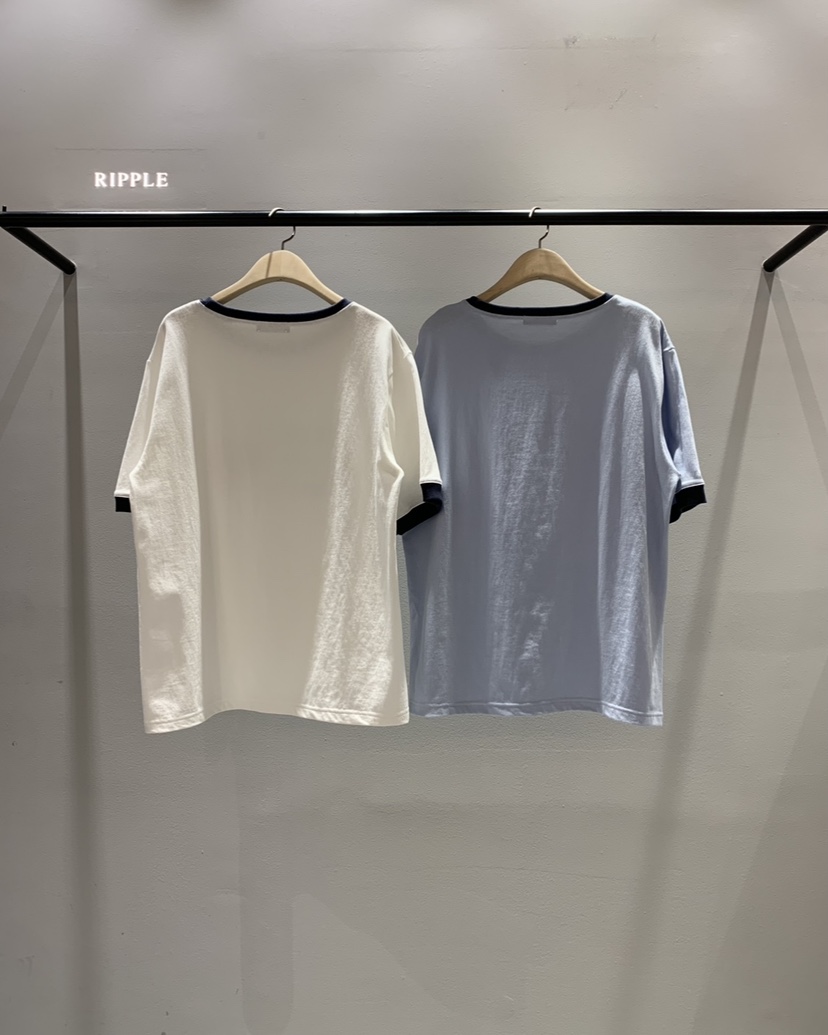 RIPPLE-P韓國直郵實拍女裝新款休閑人氣推薦時尚26春夏T恤RIPPLE-PT恤