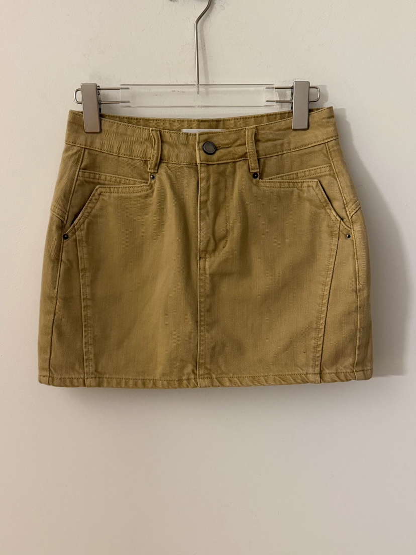 LATTE-P韓國直郵實拍女士新品推薦休閑26春夏短裙復古短款LATTE-P短裙圖色2