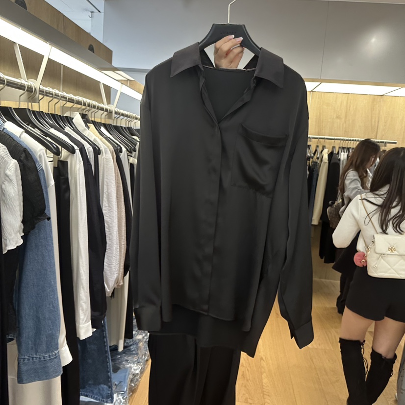 LEFANCY韓國直郵女裝新品26春夏時尚職業推薦休閑襯衫蕾絲衫LEFANCY襯衫/蕾絲衫圖色2