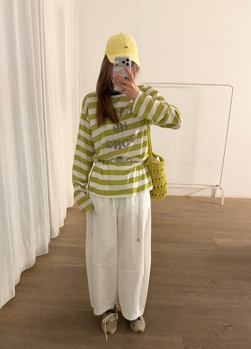 LATTE-P韓國東大門直郵女裝新品推薦休閑26春夏熱賣休閑褲LATTE-P休閑褲