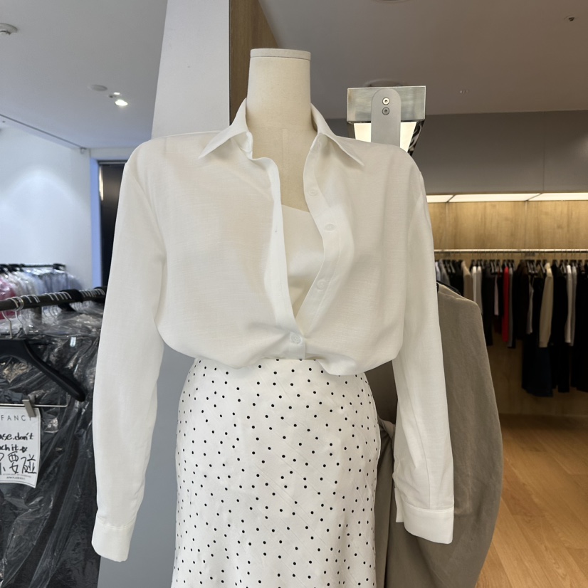 LEFANCY韓國東大門代購女士新品人氣休閑熱賣26春夏襯衫蕾絲衫LEFANCY襯衫/蕾絲衫圖色1