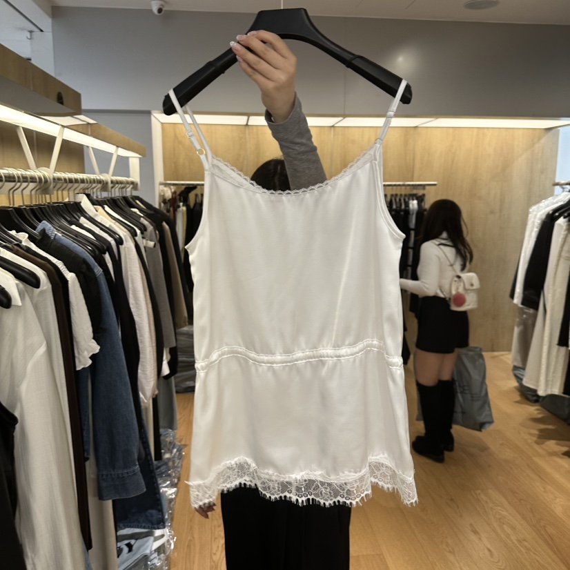 LEFANCY韓國東大門直郵女裝新品熱賣職業人氣吊帶背心蕾絲LEFANCY吊帶/背心