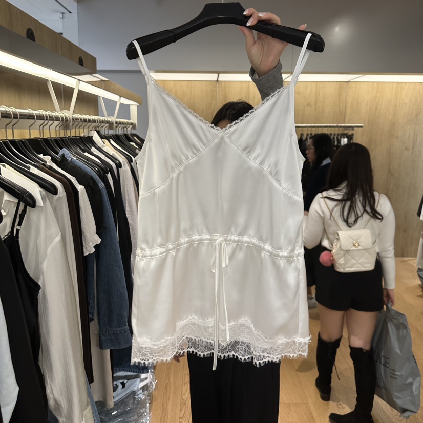 LEFANCY韓國東大門直郵女裝新品熱賣職業人氣吊帶背心蕾絲LEFANCY吊帶/背心圖色1