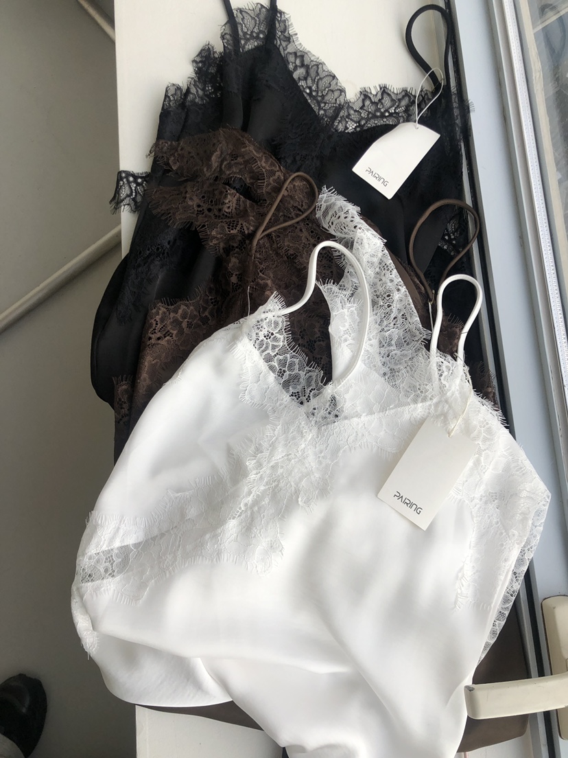 PAIRING韓國東大門直郵女裝新品職業時尚連衣裙不對稱蕾絲PAIRING連衣裙