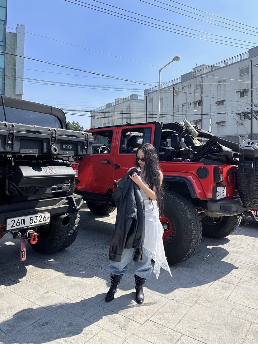 PAIRING韓國東大門直郵女裝新品職業時尚連衣裙不對稱蕾絲PAIRING連衣裙