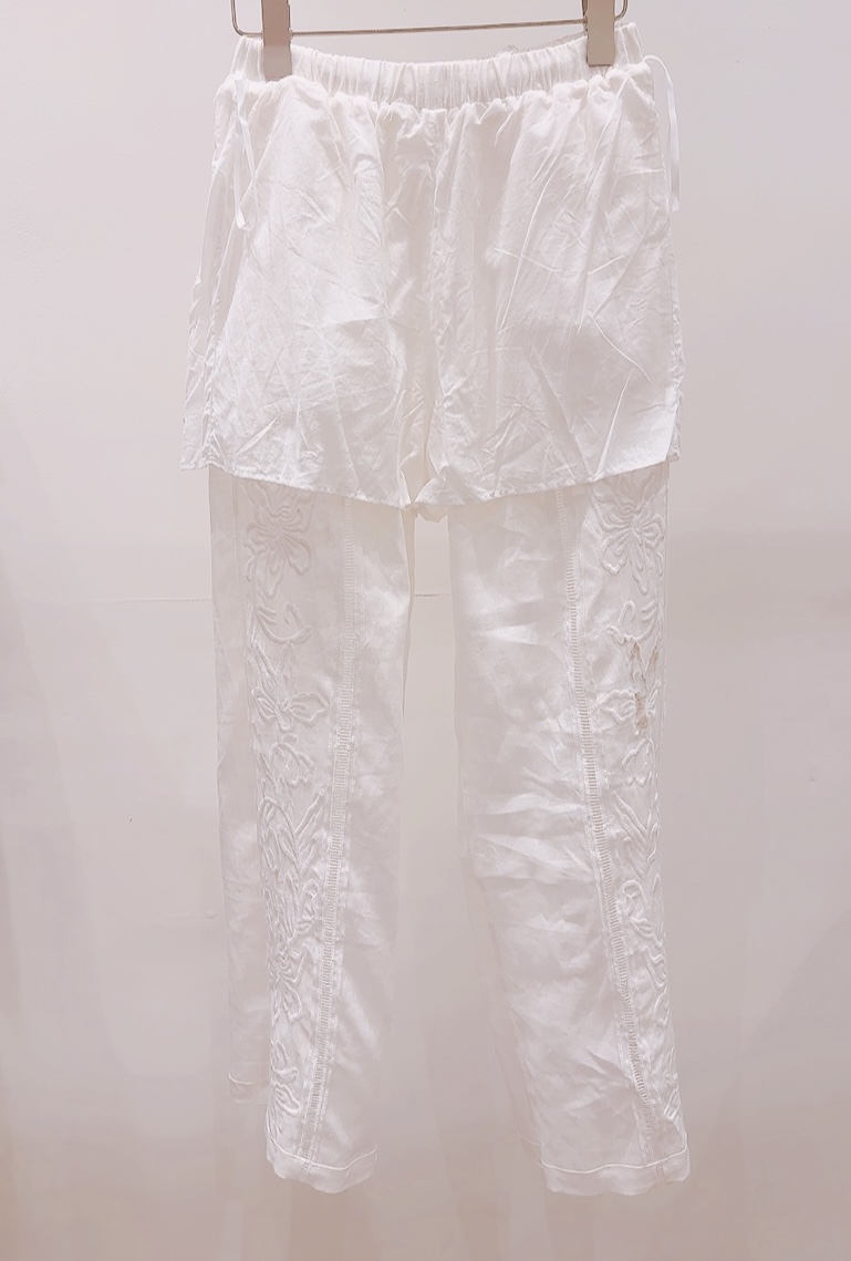 AWESOME-P韓國直郵女士新品熱賣人氣休閑26春夏套裝亞麻AWESOME-P套裝圖色2