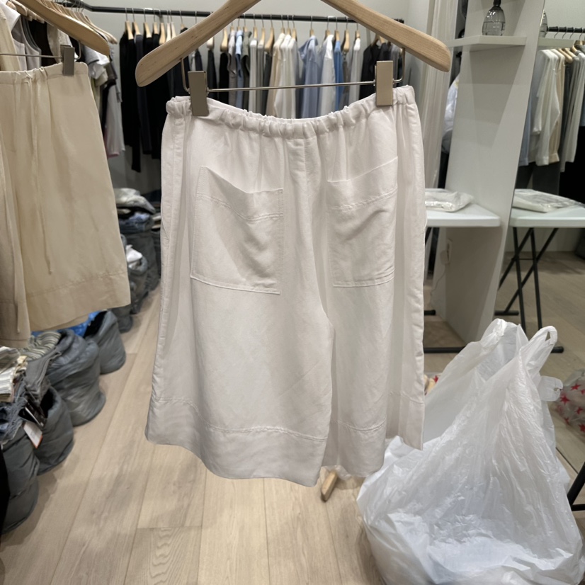 NOTTINGHAM/AVECNOUS/MODEST韓國直郵女裝新款休閑短褲亞麻布NOTTINGHAM/AVECNOUS/MODEST短褲