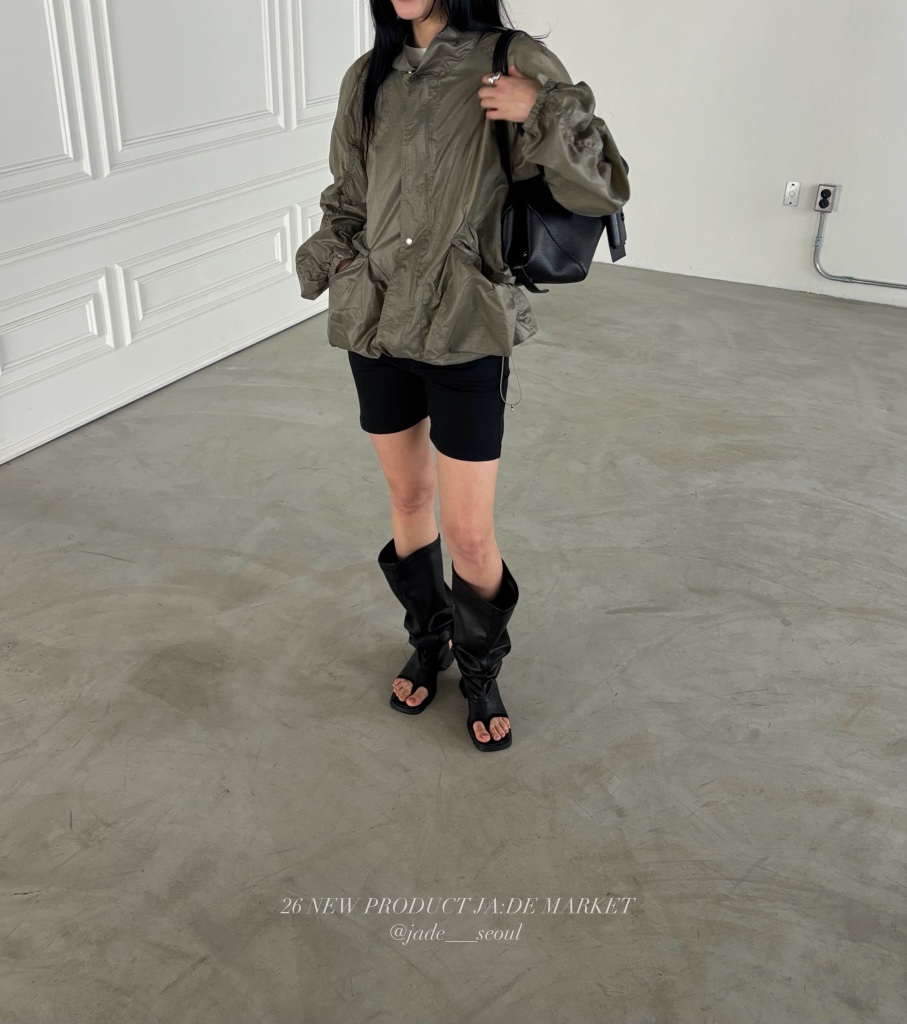 JADEMARKET韓國代購女士新品時尚職業休閑熱賣夾克防風衣JADE SEOUL_MARKET夾克