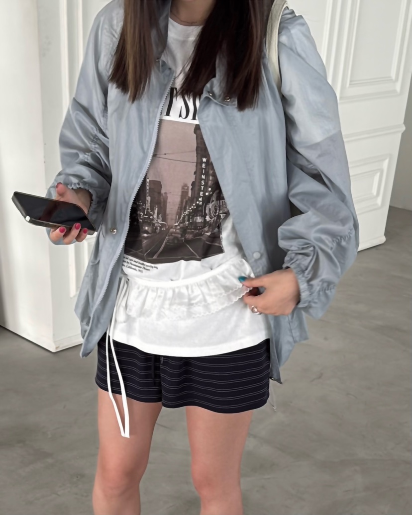 JADEMARKET韓國代購女士新品時尚職業休閑熱賣夾克防風衣JADE SEOUL_MARKET夾克