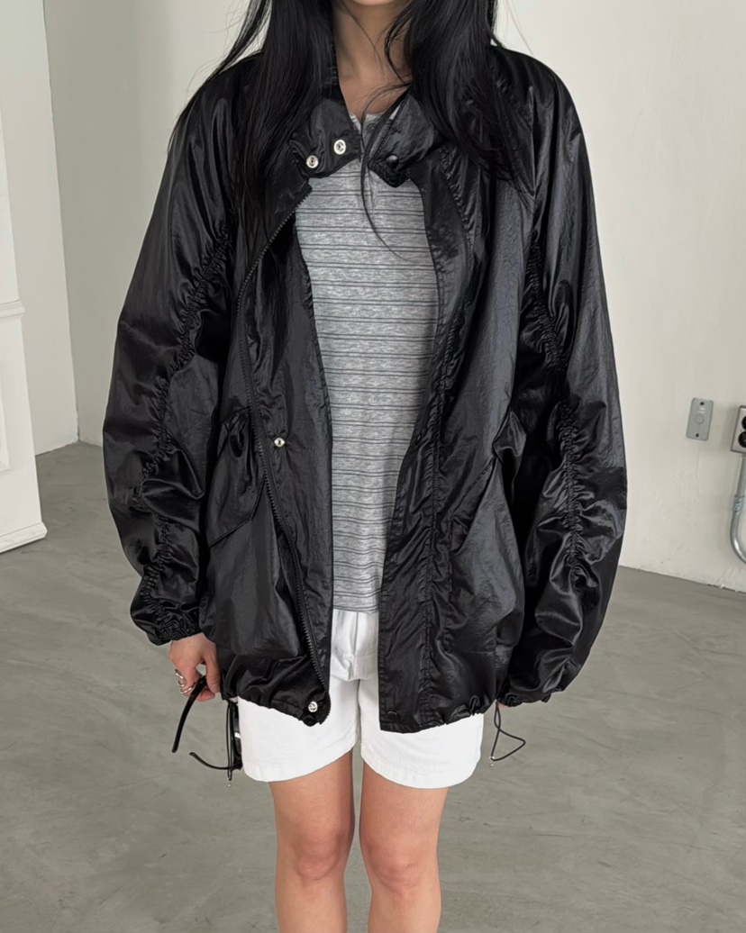 JADEMARKET韓國代購女士新品時尚職業休閑熱賣夾克防風衣JADE SEOUL_MARKET夾克圖色2