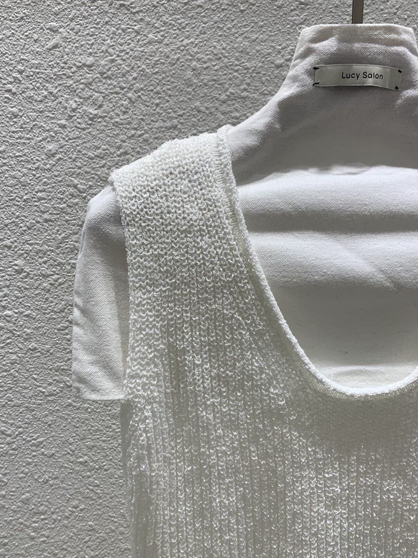 LUCY SALON韓國直郵女裝新品熱賣推薦職業26春夏吊帶背心亞麻LUCY SALON吊帶/背心