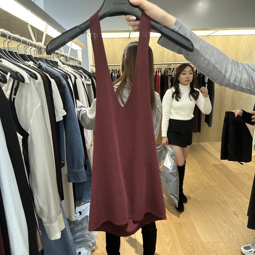 LEFANCY韓國東大門直郵女裝新品職業26春夏熱賣休閑吊帶背心LEFANCY吊帶/背心圖色3