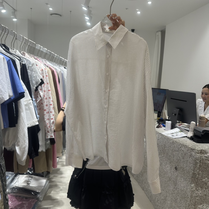 NEROLI 36韓國直郵女裝新款休閑人氣26春夏職業襯衫蕾絲衫NEROLI 36襯衫/蕾絲衫圖色1