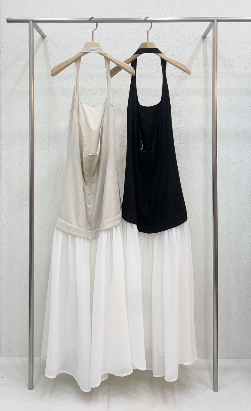 LIGHT AND SALT韓國代購女裝新品26春夏連衣裙雪紡亞麻LIGHT AND SALT連衣裙