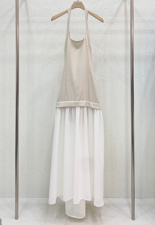 LIGHT AND SALT韓國代購女裝新品26春夏連衣裙雪紡亞麻LIGHT AND SALT連衣裙圖色1