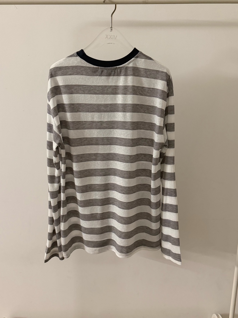 LATTE-P韓國東大門直郵女裝新品熱賣人氣26春夏長袖T恤條紋LATTE-P長袖T恤