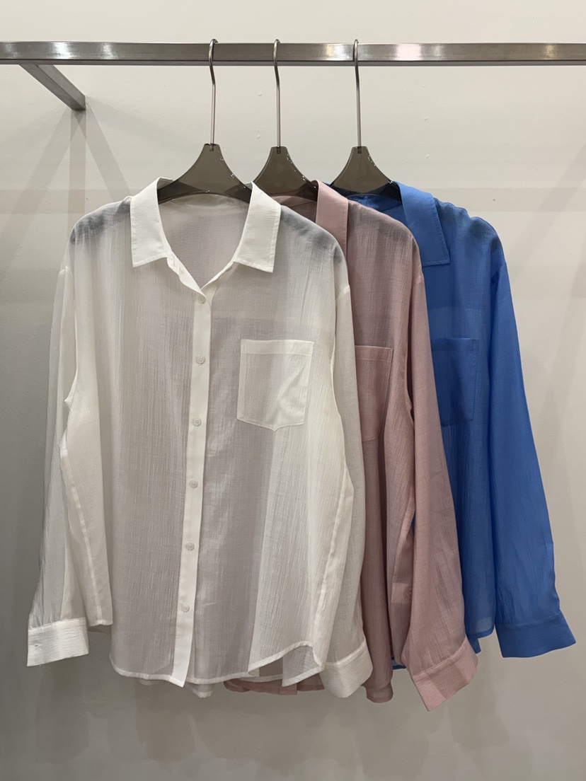 CICI韓國東大門直郵女裝新款人氣時尚26春夏襯衫蕾絲衫絲質Ci Ci襯衫/蕾絲衫