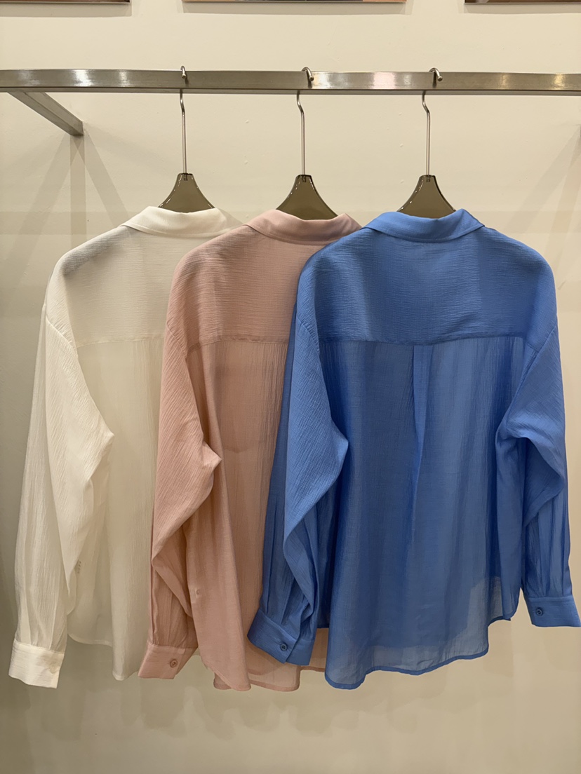 CICI韓國東大門直郵女裝新款人氣時尚26春夏襯衫蕾絲衫絲質Ci Ci襯衫/蕾絲衫