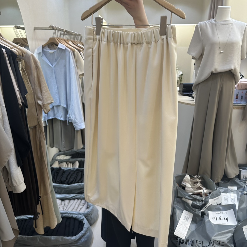 MATIERE韓國代購女士新品推薦時尚26春夏職業熱賣人氣長裙MATIERE長裙