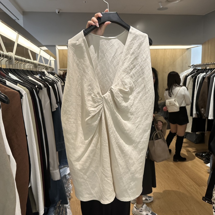 LEFANCY韓國東大門直郵女士新款休閑人氣推薦襯衫蕾絲衫亞麻LEFANCY襯衫/蕾絲衫圖色3