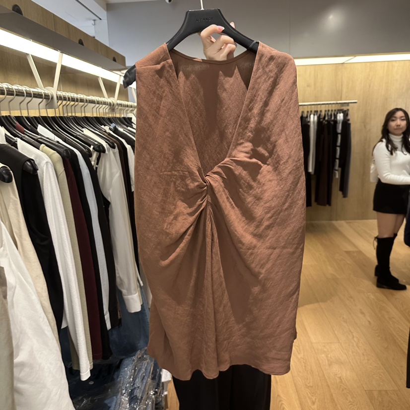 LEFANCY韓國東大門直郵女士新款休閑人氣推薦襯衫蕾絲衫亞麻LEFANCY襯衫/蕾絲衫圖色4