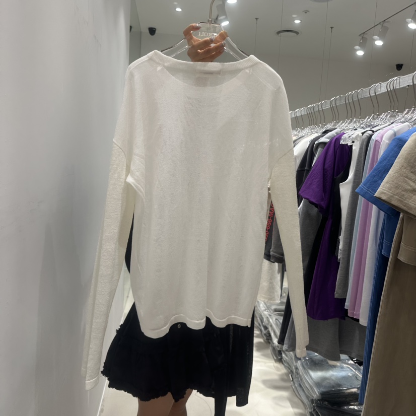 NEROLI 36韓國代購女裝新款26春夏職業人氣熱賣針織衫透明NEROLI 36針織衫