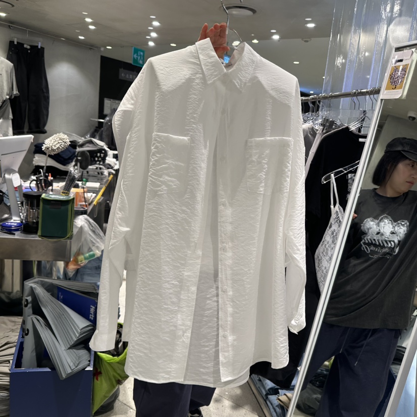 HERTZ-P韓國直郵實拍女士新品休閑襯衫蕾絲衫不含內搭短款HERTZ-P襯衫/蕾絲衫圖色2