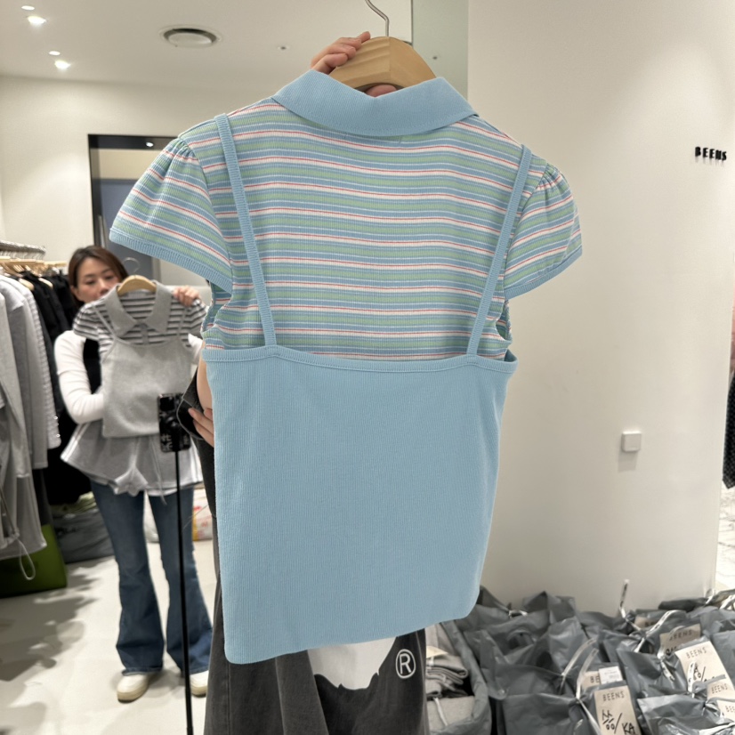 BEENS韓國代購女士新品職業26春夏人氣推薦熱賣休閑時尚T恤BEENST恤