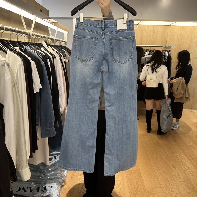 LEFANCY韓國代購女裝新款熱賣職業時尚人氣推薦26春夏牛仔褲LEFANCY牛仔褲