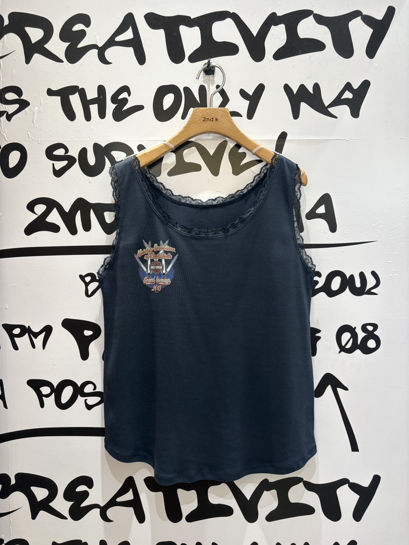 2ND K韓國直郵實拍女裝新款人氣熱賣推薦職業時尚吊帶背心2ND K吊帶/背心圖色2深藍色