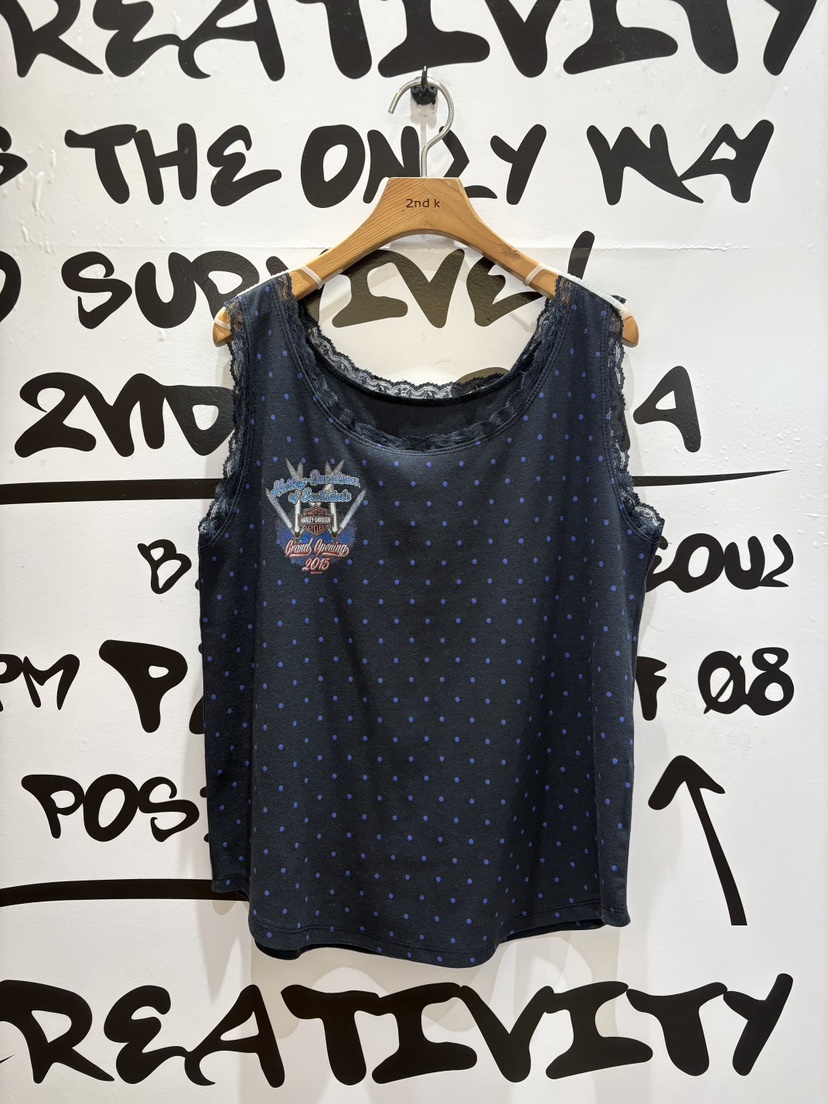 2ND K韓國直郵實拍女裝新款人氣熱賣推薦職業時尚吊帶背心2ND K吊帶/背心圖色3黑色波點