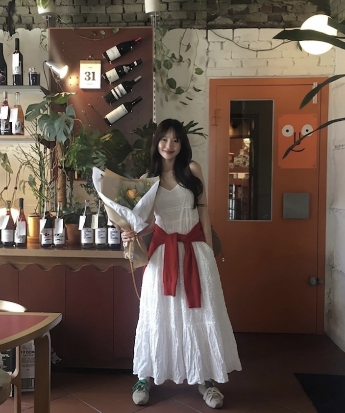 PAIRING韓國東大門直郵女裝新款休閑熱賣人氣時尚連衣裙蕾絲PAIRING連衣裙