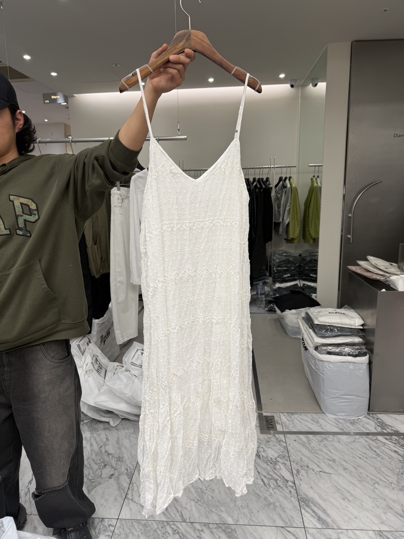 PAIRING韓國東大門直郵女裝新款休閑熱賣人氣時尚連衣裙蕾絲PAIRING連衣裙圖色1白色