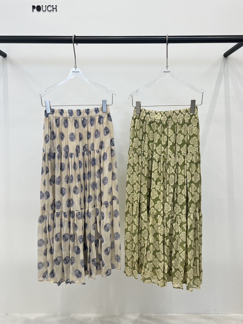 POUCH韓國直郵實拍女裝新款時尚休閑26春夏人氣推薦職業長裙POUCH長裙