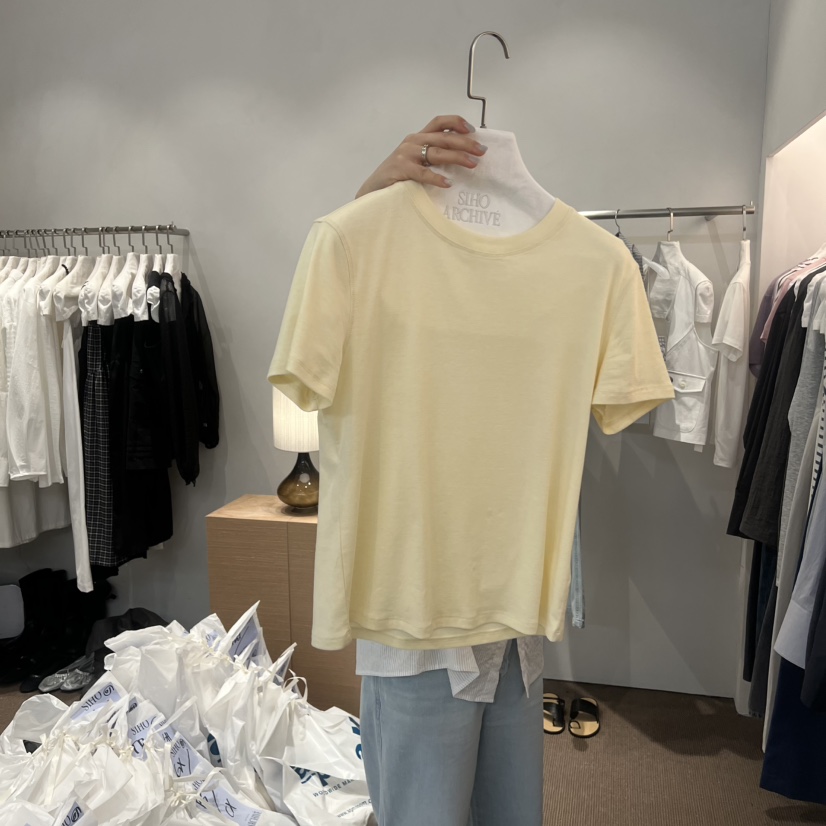 SIHO ARCHIVE韓國直郵實拍女士新款人氣時尚熱賣職業T恤SIHO ARCHIVET恤圖色2