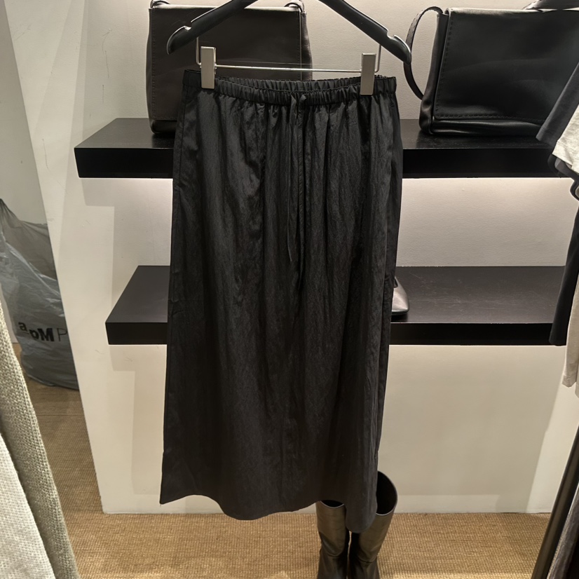 FEBRUARY 11韓國代購女士新品26春夏人氣休閑熱賣時尚長裙FEBRUARY 11長裙圖色2黑色