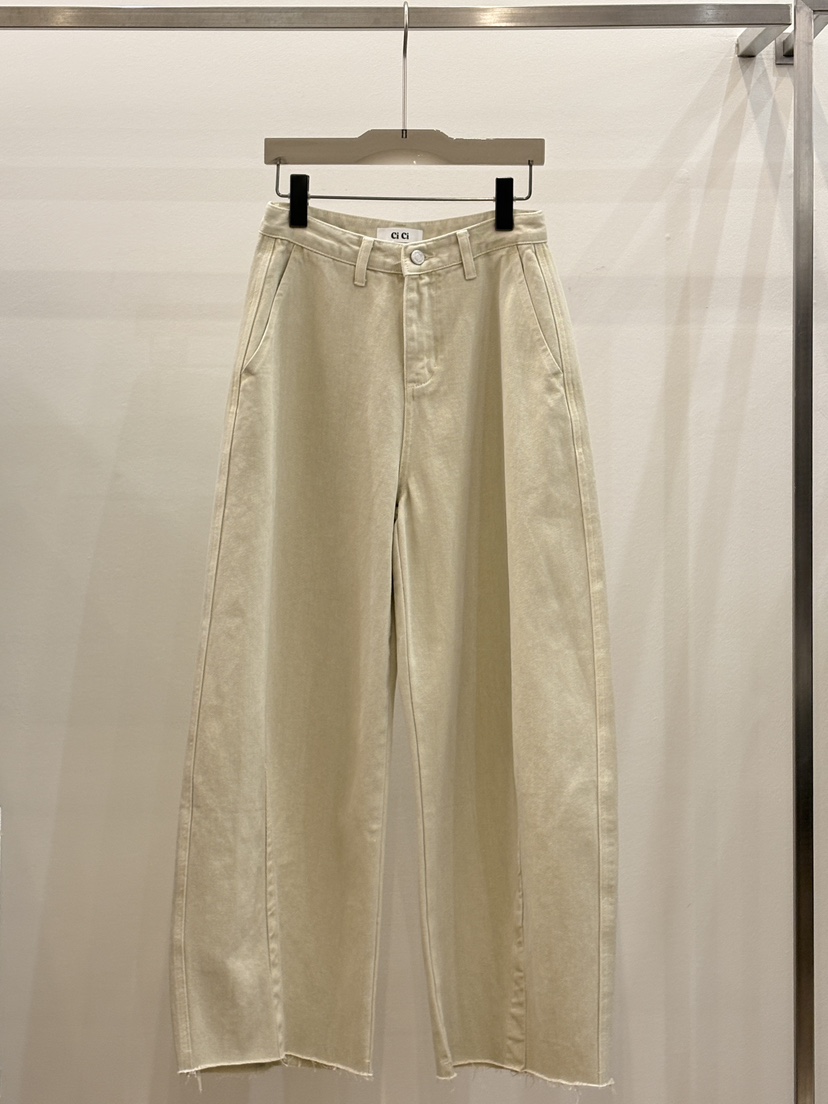 CICI韓國直郵實拍女士新款推薦時尚26春夏熱賣職業休閑褲Ci Ci休閑褲圖色2