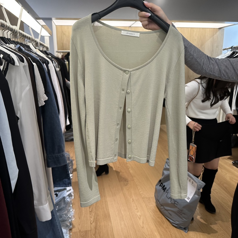 LEFANCY韓國代購女裝新品時尚26春夏熱賣職業針織衫不含內搭LEFANCY針織衫圖色4
