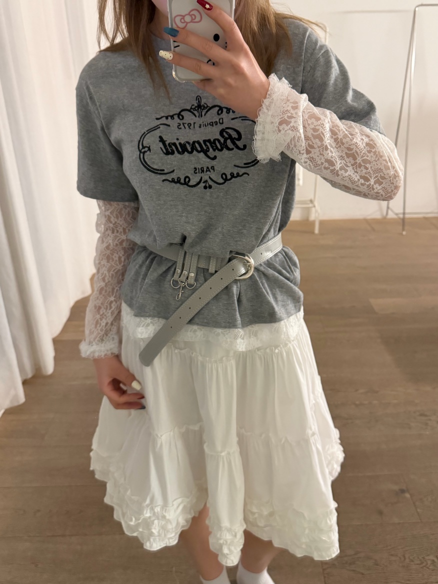 LATTE-P韓國代購女士新款熱賣時尚推薦休閑半身裙中短裙LATTE-P半身裙/中短裙