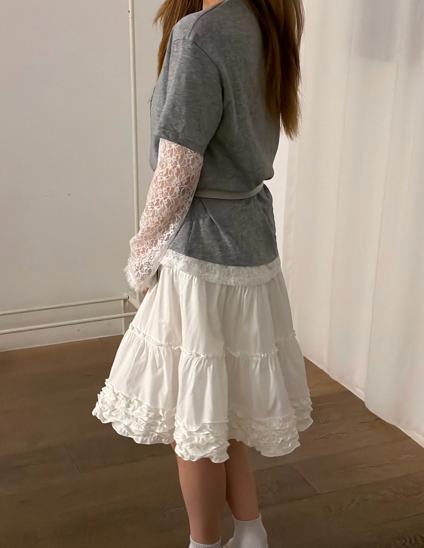 LATTE-P韓國代購女士新款熱賣時尚推薦休閑半身裙中短裙LATTE-P半身裙/中短裙