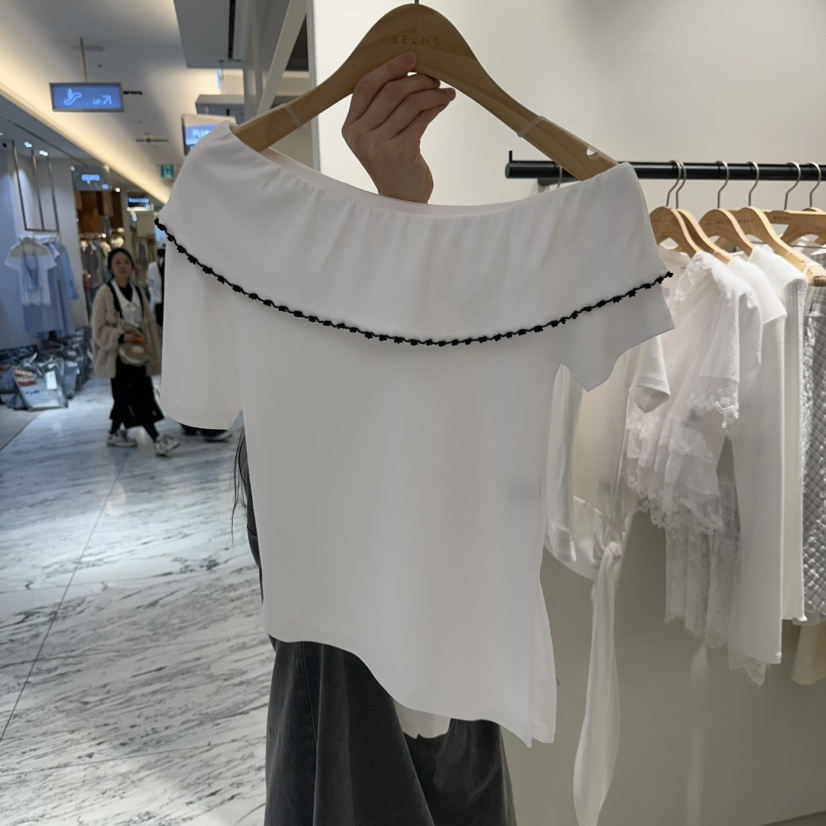 BEENS韓國直郵實拍女裝新品推薦休閑職業時尚人氣襯衫蕾絲衫BEENS襯衫/蕾絲衫圖色1