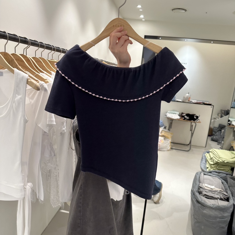 BEENS韓國直郵實拍女裝新品推薦休閑職業時尚人氣襯衫蕾絲衫BEENS襯衫/蕾絲衫圖色3