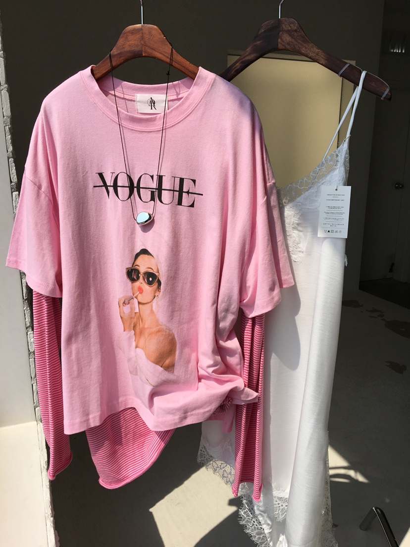 PAIRING韓國代購女裝新款人氣職業休閑26春夏T恤不含內搭PAIRINGT恤