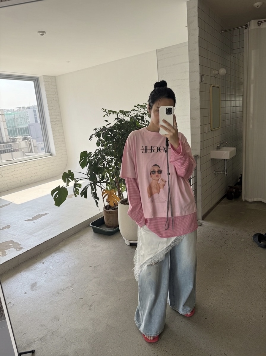 PAIRING韓國代購女裝新款人氣職業休閑26春夏T恤不含內搭PAIRINGT恤