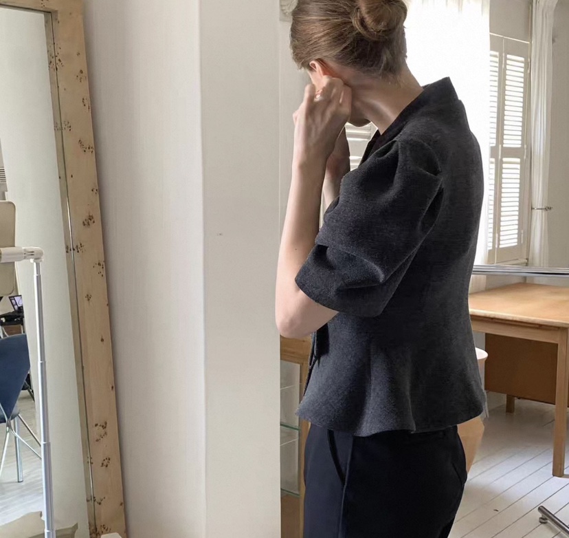 ANDYOUBROWN韓國直郵女裝新款人氣休閑26春夏職業夾克圍巾ANDYOUBROWN夾克