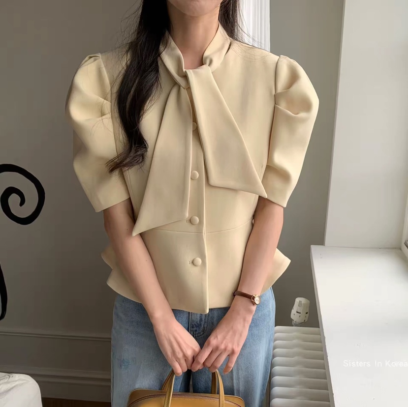 ANDYOUBROWN韓國直郵女裝新款人氣休閑26春夏職業夾克圍巾ANDYOUBROWN夾克圖色2