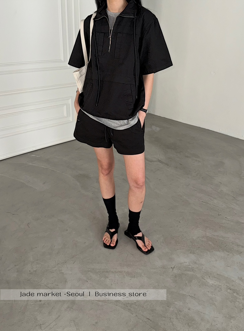 JADEMARKET韓國直郵實拍女士新品人氣26春夏推薦短褲綁帶JADE SEOUL_MARKET短褲圖色3