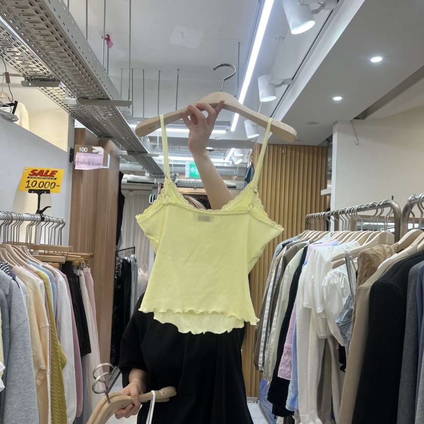 SAGE BRUSH韓國直郵實拍女裝新款時尚熱賣推薦休閑吊帶背心SAGE BRUSH吊帶/背心